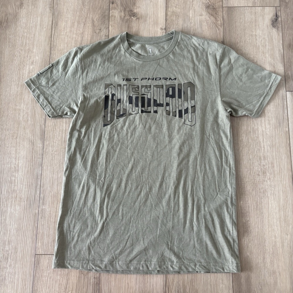 1st Phorm Dues Paid Andy Frisella 75 Hard Men's Medium T Shirt Light Green